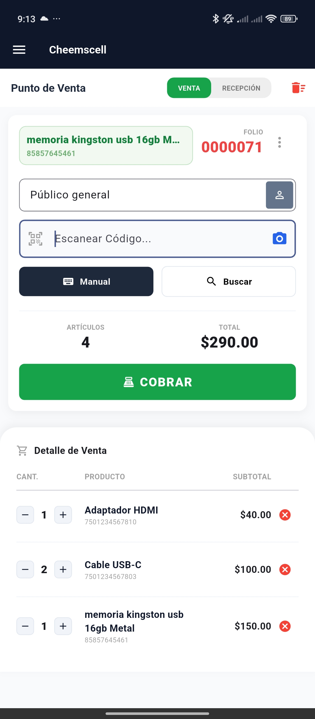 Punto de Venta Móvil